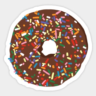 Chocolate Donut Sticker